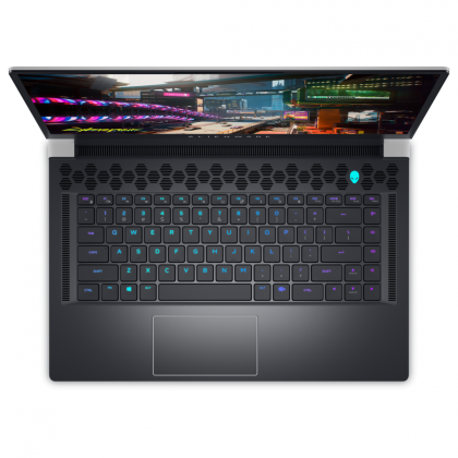 Laptop Dell Alienware X15 R2, Procesor 12th Generation Intel Core i7 12700H up to 4.7GHz, 15.6" QHD(2560x1440) G-Sync 240Hz, ram 32GB 5200MHz LPDDR5, 1TB SSD M.2 PCIe NVMe, NVIDIA GeForce RTX 3080Ti 16GB GDDR6, culoare Silver, Windowes11 Pro 