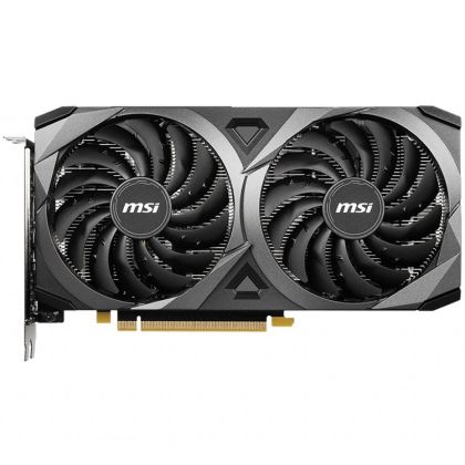 MSI Video Card Nvidia GeForce RTX 3060 VENTUS 2X 12G OC, 12GB GDDR6, 192-bit, 360 GB/s, 15 Gbps Effective Memory Clock, 1807 MHz Boost, 3584 CUDA Cores, PCIe 4.0, 3x DisplayPort 1.4a, HDMI 2.1, RAY TRACING, Dual Fan, 550W Recommended PSU, Metal Backplate,