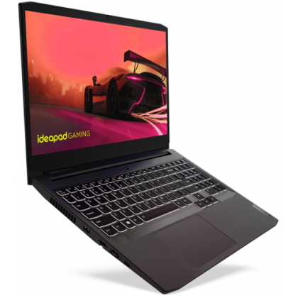 Laptop Lenovo IdeaPad Gaming 3 15ACH6, Procesor AMD Ryzen 7 5800H up to 4.4GHz,15.6" FHD(1920x1080)IPS 300nits anti-glare 165Hz, ram 16GB(2x8GB) 3200MHz DDR4, 512GB SSD M.2 PCIe 3.0x4 NVMe, NVIDIA GeForce RTX 3050Ti 4GB GDDR6, culoare Black, Dos 