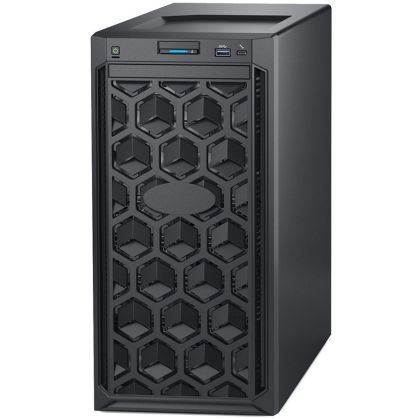 Dell PowerEdge T140 Tower Server,Intel Xeon E-2234 3.6GHz(4C/8T),16GB(1X16)3200MT/s DDR4 ECC UDIMM,2x4TB 7.2K RPM SATA(up to 4 x 3.5" Cabled HDD),PERC H330, DVD+/-RW,iDRAC9 Basic,3Yr NBD