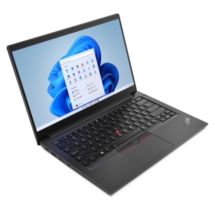 Laptop Lenovo ThinkPad E14 Gen4 (AMD), Procesor AMD Ryzen5 5625U up to 4.3GHz, 14" FHD (1920x1080) IPS 300nits anti-glare, ram 16GB(8GB soldered+8GB)3200MHz DDR4, 512GB SSD M.2 PCIe4.0x4 NVMe, AMD Radeon Graphics, culoare Black, Windows11 Pro