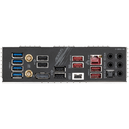 GIGABYTE MB Z590 AORUS ULTRA 1.0 (LGA1200, 4x DDR4, DP, RealtekВ® ALC4080 codec, 2.5GLAN, Wi-Fi 6 AX200, BT 5.1, 3x PCI-E x16, 3xM.2, 6xSATAIII,RAID, 2x USB C, 4x USB3.2 Gen2, 6x USB3.2 Gen1, 8x USB2.0/1.1) ATX