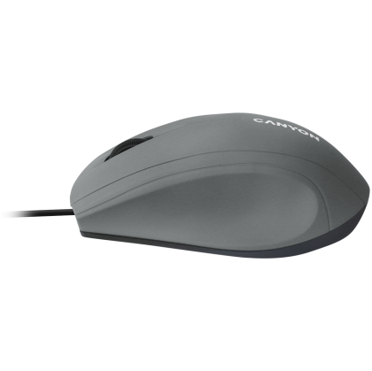 CANYON M-05, Wired Optical Mouse with 3 keys, DPI 1000 With 1.5M USB cable,Grey,size72*108*40mm,weight:0.077kg