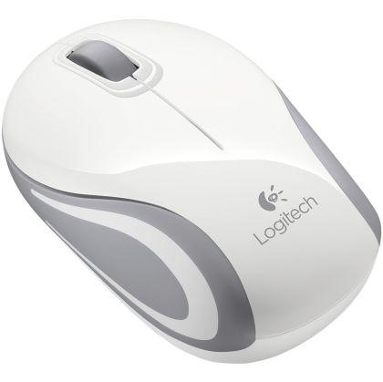 LOGITECH M187 Wireless Mini Mouse - WHITE