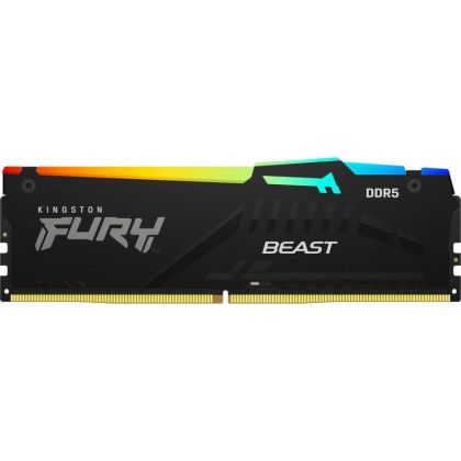 Kingston 16GB 6000MT/s DDR5 CL40 DIMM FURY Beast RGB XMP, EAN: 740617328516