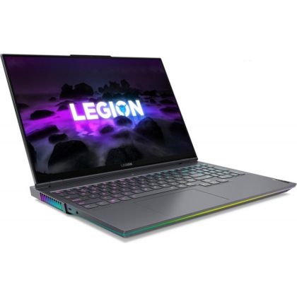 Laptop Lenovo Legion 7 16ACHg6, Procesor AMD Ryzen 9 5900HX up to 4.6GHz, 16" WQXGA (2560x1600) IPS 500nits anti-glare 165Hz, ram 32GB(2x16GB)3200Mz DDR4, 2TB(2x1TB)SSD M.2 PCIe 3.0 NVMe, NVIDIA GeForce RTX 3080 16GB GDDR6, culoare Grey, Dos