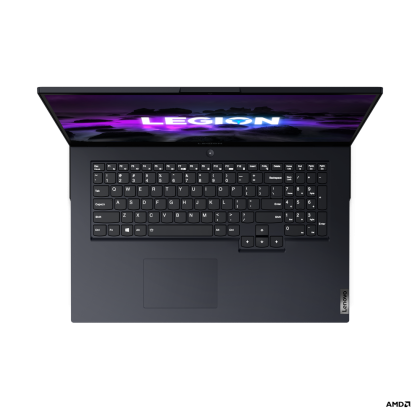 Laptop Lenovo Legion 5 17ACH6, Procesor AMD Ryzen™ 5 5600H up to 4.2GHz, 17.3" FHD (1920x1080) IPS 300nits anti-glare, ram 16GB (2x8GB) 3200MHz DDR4, 512GB SSD M.2 PCIe 3.0 NVMe, NVIDIA GeForce RTX 3050 4GB GDDR6, culoare Blue, Dos