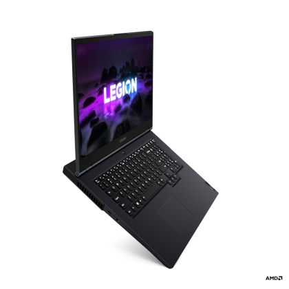 Laptop Lenovo Legion 5 17ACH6H, Procesor AMD Ryzen7 5800H up to 4.4GHz, 17.3" FHD (1920x1080) IPS 300nits anti-glare 144Hz, ram 16GB (2x8GB) 3200MHz DDR4, 512GB SSD PCIe 3.0x4 NVMe, NVIDIA GeForce RTX 3060 6GB GDDR6, culoare Blue, Dos 