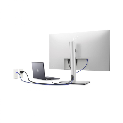 Monitor LED Dell U3223QE, 32" UHD 4K (3840x2160), IPS, 400nits, 5ms, 60Hz, culoare argintiu