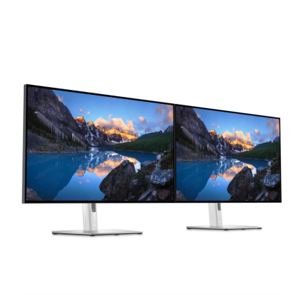 Monitor LED Dell U3223QE, 32" UHD 4K (3840x2160), IPS, 400nits, 5ms, 60Hz, culoare argintiu