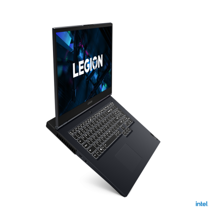 Laptop Lenovo Gaming Legion 5 17ITH6, Procesor 11th Generation Intel Core i7 11800H up to 4.6Ghz, 17.3" FHD(1920x1080)IPS 300nits anti-glare 144Hz, ram 16GB(2x8GB)3200MHz DDR4,1TB SSD M.2 PCIe3.0x4 NVMe,NVIDIA GeForce RTX 3060 6GB GDDR6,culoare Black,Dos 