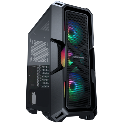 COUGAR | MX440 Mesh RGB | PC Case | Mid Tower / Mesh Front Panel / 3 x ARGB Fans / 4mm TG Left Panel