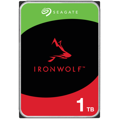 HDD NAS SEAGATE IronWolf 1TB CMR, 3.5'', 64MB, 5900RPM, SATA, TBW: 180-EOL->ST1000VN008