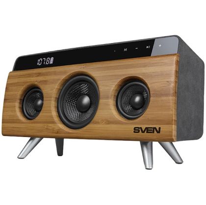 SVEN HA-930 30W; LED display; Wired connection possibility; USB support; FM radio; Bluetooth