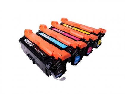 Premium Economy Toner Cartridge black (10500 pagini) HP Colour LaserJet CP3520, CP3525,CM3530