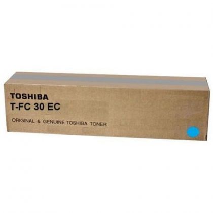 Toner original Toshiba T-FC30EC, culoare cyan pentru Toshiba E-Studio 2050 C / 2050 C SE / 2051 C / 2550 C / 2550 C SE / 2551 C, capacitate 33600 de pagini