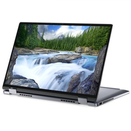 Laptop Dell Latitude 9430 2in1, Procesor 12th Genaration Intel Core i7-1265U up to 4.8GHz,  14" QHD+ (2560x1600) Touch, ram 16GB 5200MHz LPDDR5, 512GB SSD M.2 PCIe NVMe, Intel Iris Xe graphics, culoare Grey, Windows11 Pro