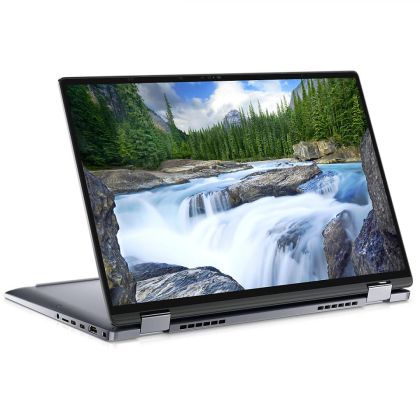 Laptop Dell Latitude 9430 2in1, Procesor 12th Genaration Intel Core i7-1265U up to 4.8GHz,  14" QHD+ (2560x1600) Touch, ram 16GB 5200MHz LPDDR5, 512GB SSD M.2 PCIe NVMe, Intel Iris Xe graphics, culoare Grey, Windows11 Pro