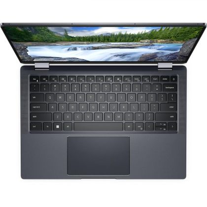 Laptop Dell Latitude 9430 2in1, Procesor 12th Genaration Intel Core i7-1265U up to 4.8GHz,  14" QHD+ (2560x1600) Touch, ram 16GB 5200MHz LPDDR5, 512GB SSD M.2 PCIe NVMe, Intel Iris Xe graphics, culoare Grey, Windows11 Pro