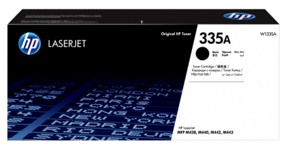 Toner original HP 335A, culoare black pentru HP LaserJet MFP M442dn, LaserJet M438, LaserJet  M442, LaserJet  M443, capacitate 7.400 pagini