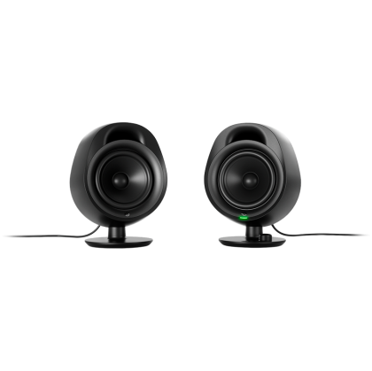 SteelSeries I Arena 3 I Gaming Speakers I 2.0 / 4'' drivers / PC wired / Aux, and wired headset w/o cable swaping / Bluetooth for wireless audio / Tilt / 10-band Parametric EQ / Simulate surround sound with Spatial Audio from Sonar Software I Black