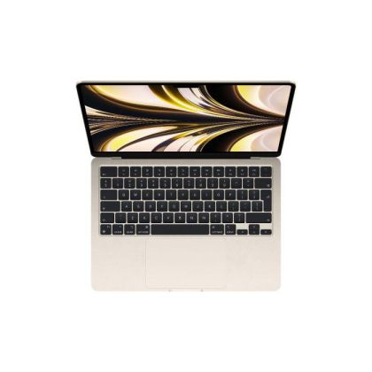Laptop Apple MacBook Air 13, Procesor Apple M2 CPU cu 8 nuclee, GPU cu 10 nuclee, Neural Engine 16 nuclee, 13.6" (2560 x 1664) IPS 500nits, ram 8GB, 512GB SSD, INT keyboard, culoare Starlight , macOS Ventura