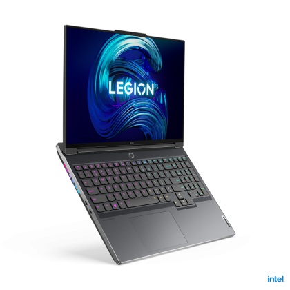 Laptop Lenovo Legion 7 16IAX7, Procesor 12th Generation Intel Core I7 12800HX up to 4.8GHz, 16" WQXGA (2560x1600) IPS anti-glare 500nits 165Hz, ram 32GB(2x16GB)4800MHz DDR5, 1TB SSD M.2 PCIe NVMe, NVIDIA GeForce RTX 3070 Ti 8GB GDDR6, culoare Grey, DOS  