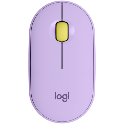 LOGITECH Pebble M350 Wireless Mouse - LAVENDER LEMONADE - 2.4GHZ/BT - EMEA - CLOSED BOX