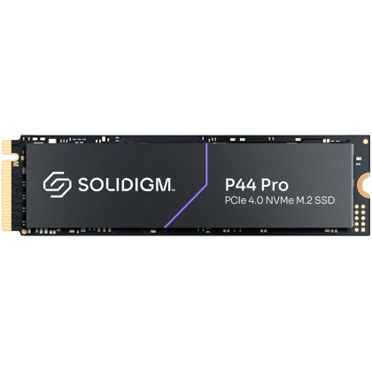 Solidigm™ P44 Pro Series (1.0TB, M.2 80mm PCIe x4, 3D4, QLC) Generic Single Pack, MM# AA000006P, EAN: 840307300317
