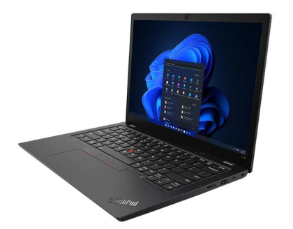 Laptop Lenovo ThinkPad L13 Gen3 (Intel), Procesor 12th Generation Intel Core i5 1235U up to 4.4GHz, 13.3" WUXGA(1920x1200)IPS 300nits anti-glare,ram 8GB soldered 3200MHz DDR4,512GB SSD M.2 PCIe4.0x4 NVMe,Intel Iris Xe Graphics,culoare Black,Windows11 Pro
