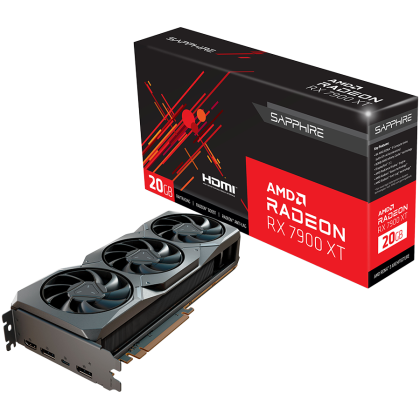 SAPPHIRE AMD RADEON RX 7900 XT GAMING 20GB GDDR6 320bit, 2400MHz/ 20Gbps, 2xDP, 1x HDMI, USB-C, 3 fan, 3 slot