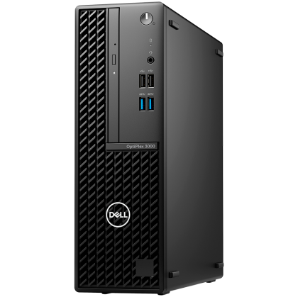 Dell Optiplex 3000 SFF,Intel Core i3-12100(4 Cores/12MB/8T/3.3GHz to 4.3GHz),8GB(1X8)DDR4,256GB(M.2)NVMe PCIe SSD,Intel Integrated Graphics,noWi-Fi,Dell Mouse MS116,Dell Keyboard KB216,Win11Pro,3Yr ProSupport