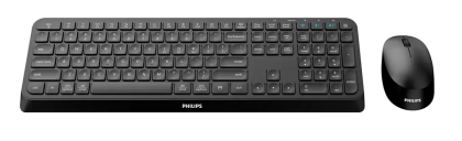 Kit Philips SPT6407, wireless, negru