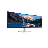 Monitor LED Dell curbat U4924DW, 49" DQHD (5120x1440), IPS, 350nits, 5ms, 60Hz, Curved, culoare Black-Silver