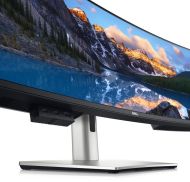 Monitor LED Dell curbat U4924DW, 49" DQHD (5120x1440), IPS, 350nits, 5ms, 60Hz, Curved, culoare Black-Silver