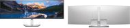 Monitor LED Dell curbat U4924DW, 49" DQHD (5120x1440), IPS, 350nits, 5ms, 60Hz, Curved, culoare Black-Silver