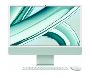 PC all in one Apple iMac 24 inch, Procesor Apple M3 CPU cu 8 nuclee, GPU cu 10 nuclee, Neural Engine 16 nuclee, 24" 4.5K (4480x2520) Retina 500niti, ram 8GB, 512GB SSD, tastatura INT, culoare green, macOS Sonoma