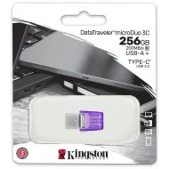 Kingston 256GB DataTraveler microDuo 3C 200MB/s dual USB-A + USB-C, EAN: 740617328110