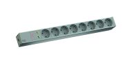 BM T PDU power strip 8x sockets Al