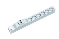 BM IT PDU  power strip 6x sockets,1xMCB