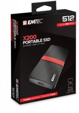 SSD Extern Emtec,GX200, 512GB, USB 3.1,