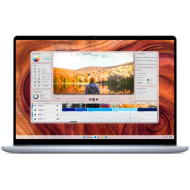 Laptop Dell Inspiron Plus 7640, Procesor Intel Core Ultra 7-155H up to 4.8GHz, 16.0" 2.5K (2560x1600) IPS Anti-Glare, 300nits, RAM 16GB (2x8GB) 5600MHz DDR5, 1TB SSD M.2 PCIe NVMe, NVIDIA GeForce RTX 4060 8GB GDDR6, culoare Ice Blue, Windows 11 Pro.