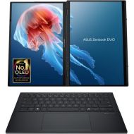 Laptop ASUS Zenbook Duo, Procesor Intel Core Ultra 7 255H up to 5.1GHz, 14" FHD (1920x1080) OLED 400niti, touch, ram 32GB LPDDR5, 1TB SSD M.2 PCIe NVMe, Intel® Arc™ Graphics, culoare gray, Windows11 Pro