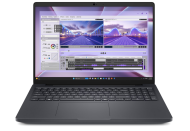 Laptop Dell Pro Max 16, Procesor Intel Core Ultra 7 255H up to 5.1GHz, 16" FHD+ (1920x1200) 300nits, ram 16GB (2x8GB) 5600MHz DDR5, 512GB SSD M.2 PCIe NVMe, Intel Graphics, culoare black, Windows11 Pro