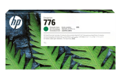 Cartus cerneala original HP 776, culoare chromatic green, pentru Plotter HP DesignJet Z9+ Pro 64 inch, capacitate 1L.