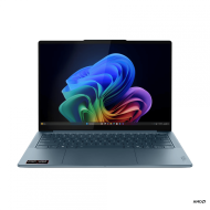 Laptop Lenovo Yoga Slim 7 14AKP10, Procesor AMD Ryzen AI 5 340 up to 4.8MHz, 14" 2.8K WQXGA+ (2880x1800) OLED 1100nits, ram 16GB soldered 7500MHz LPDDR5x, 1TB SSD M.2 PCIe NVMe, AMD Radeon 840M Graphics, culoare Tidal Teal, No OS 