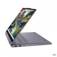 Laptop Lenovo IdeaPad 5 2-in-1 14IAL10, Procesor Intel Core Ultra 5 225H up to 4.9GHz,14" WUXGA(1920x1200)OLED 500nits (peak)/400nits (typical) Glossy, touch,ram 16GB soldered 8000Mhz LPDDR5x,1TB SSD M.2 PCIe NVMe,Intel Arc 130T GPU,culoare Grey,No OS