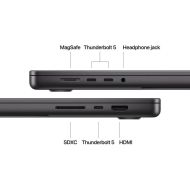 Laptop Apple MacBook Pro 16", Procesor Apple M4 Max, CPU cu 16 nuclee, GPU cu 40 nuclee, 16.2"(3456 x 2234) Retina 1000nits, ram 128GB, 1TB SSD, tastatura INT, culoare space black, macOS Sequoia