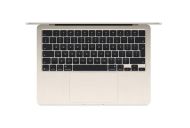 Laptop Apple MacBook Air 13", Procesor Apple M4 CPU cu 10 nuclee, GPU cu 10 nuclee, 13.6"(2560 x 1664) Retina 1000nits, ram 16GB, 1TB SSD, tastatura INT, culoare Starlight, macOS Sequoia