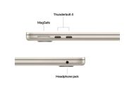 Laptop Apple MacBook Air 13", Procesor Apple M4 CPU cu 10 nuclee, GPU cu 10 nuclee, 13.6"(2560 x 1664) Retina 1000nits, ram 16GB, 1TB SSD, tastatura INT, culoare Starlight, macOS Sequoia